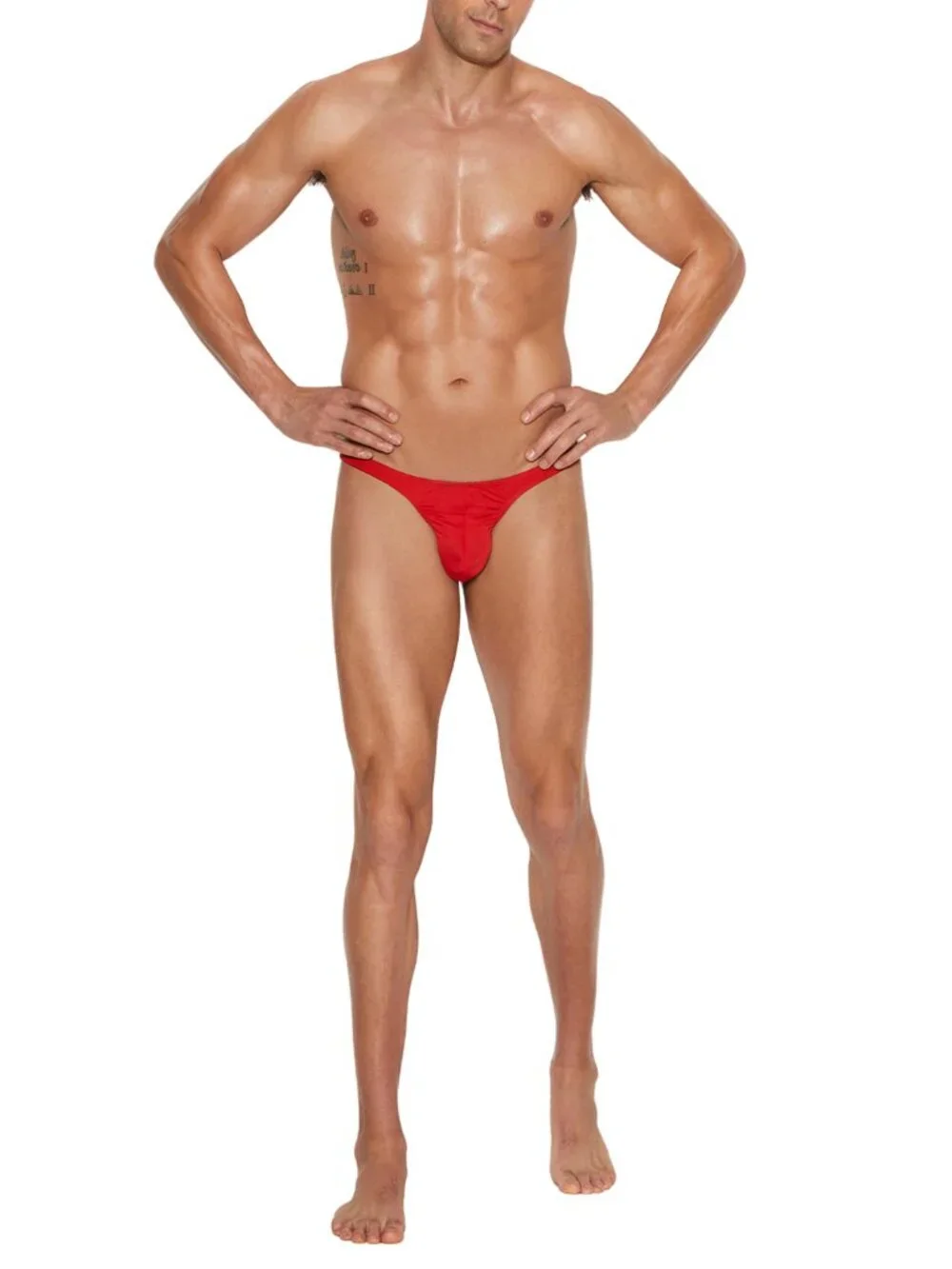 Mens Red Micro Thong